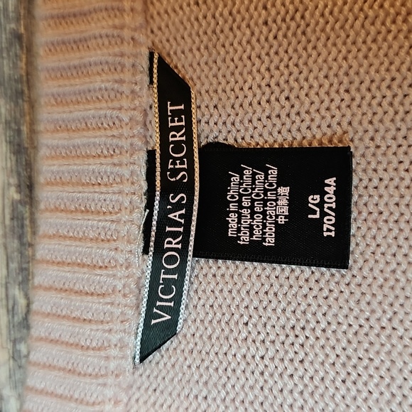 VICTORIA'S SECRET PINK LOVE KNIT LONG SLEEVE CREW NECK PULLOVER SWEATER - Picture 12 of 13